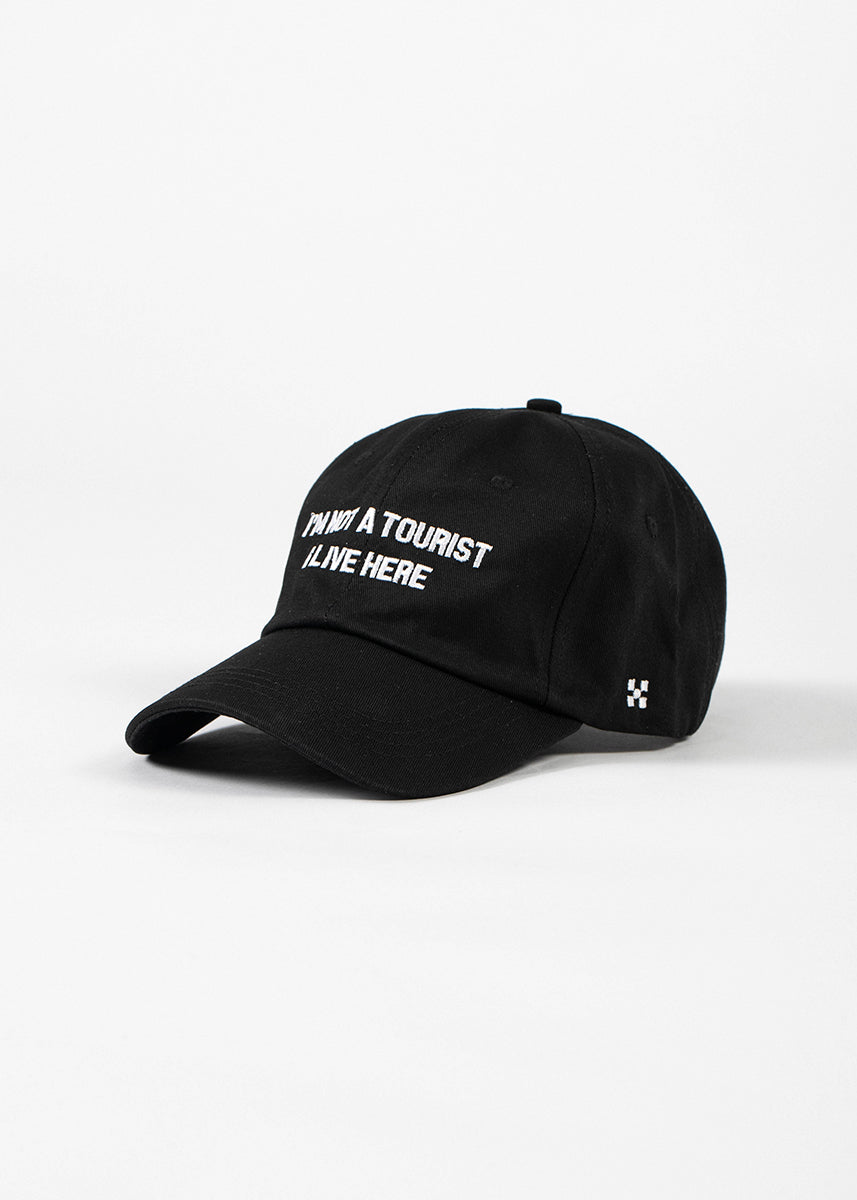 Dangerous minds Im not a tourist cap black
