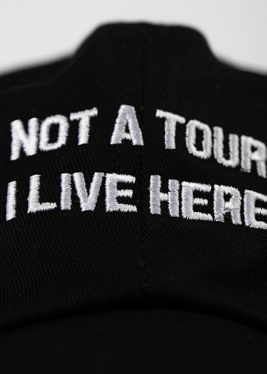 Dangerous minds Im not a tourist cap black