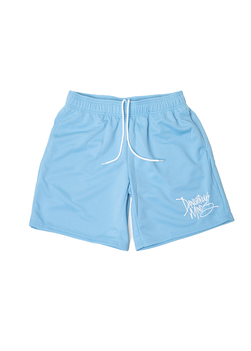 Dangerous Minds Mesh blue shorts