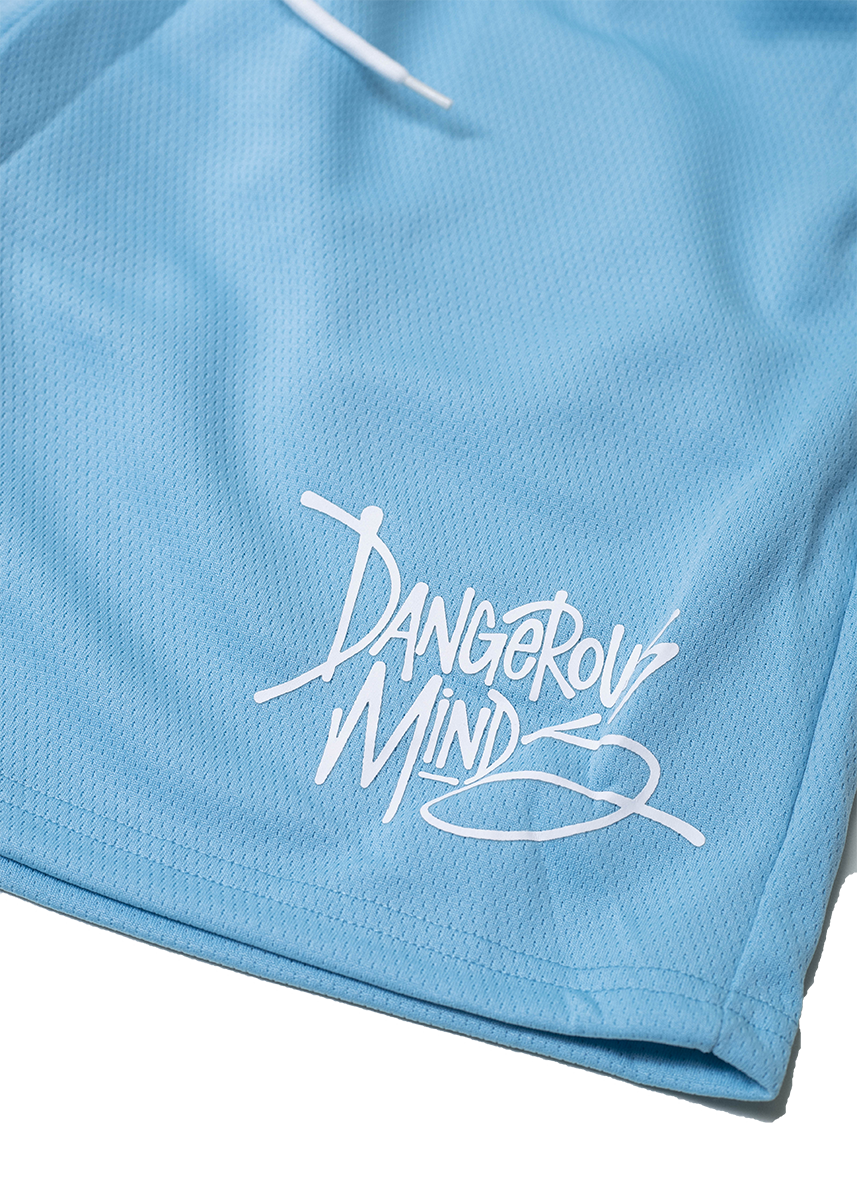 Dangerous Minds Mesh blue shorts
