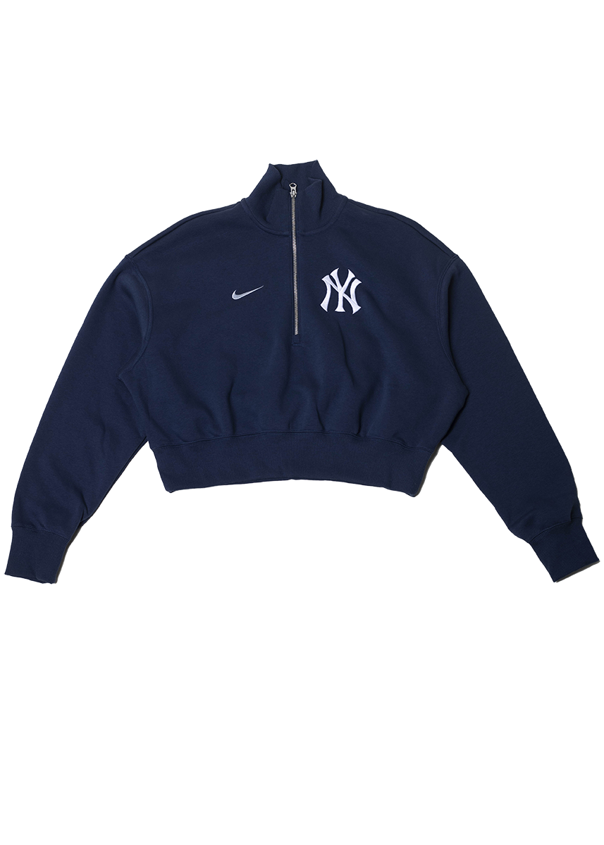 Mitchell &amp; Ness 01N9-44B-NK-LMW Fanatics Nike New York Yankees Phoenix crop QTR zip