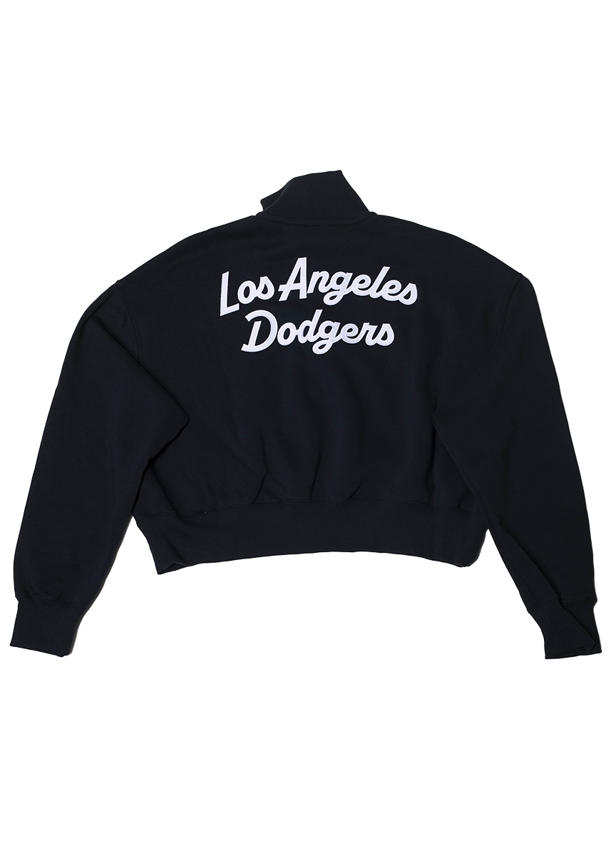 Mitchell &amp; Ness 01N9-00A-LD-LMW Fanatics Nike Los Angeles Dodgers Phoenix crop QTR zip