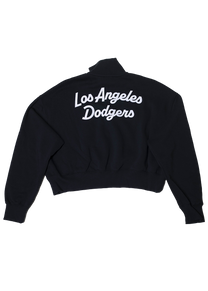 Mitchell &amp; Ness Fanatics Nike Los Angeles Dodgers Phoenix Crop QTR Zip 01N9-00A-LD-LMW