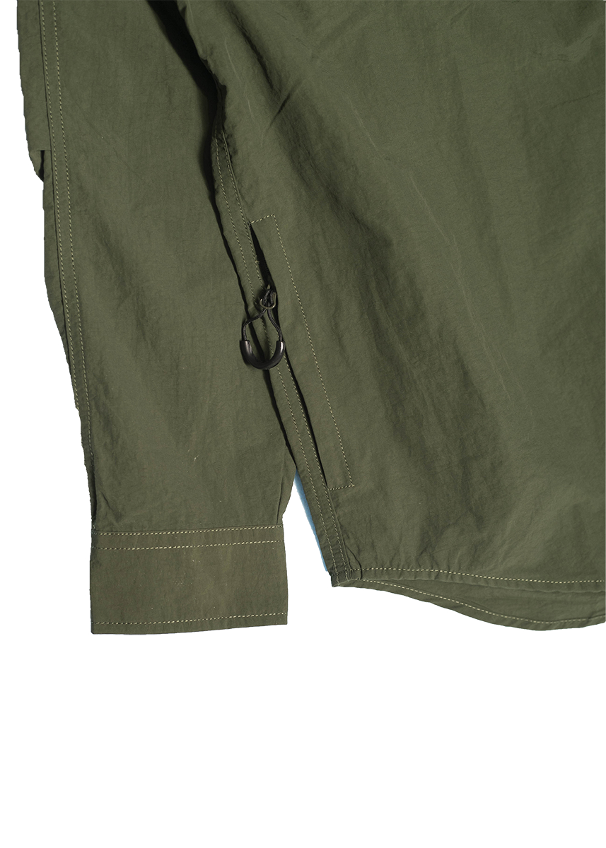 Dangerous Minds olive green overshirt