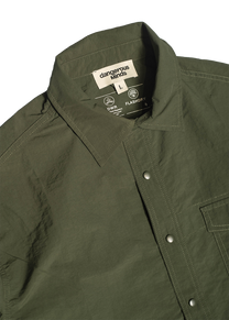Dangerous Minds olive green overshirt