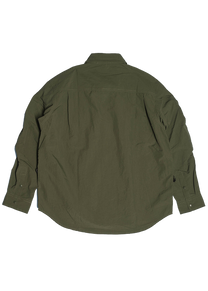 Dangerous Minds olive green overshirt
