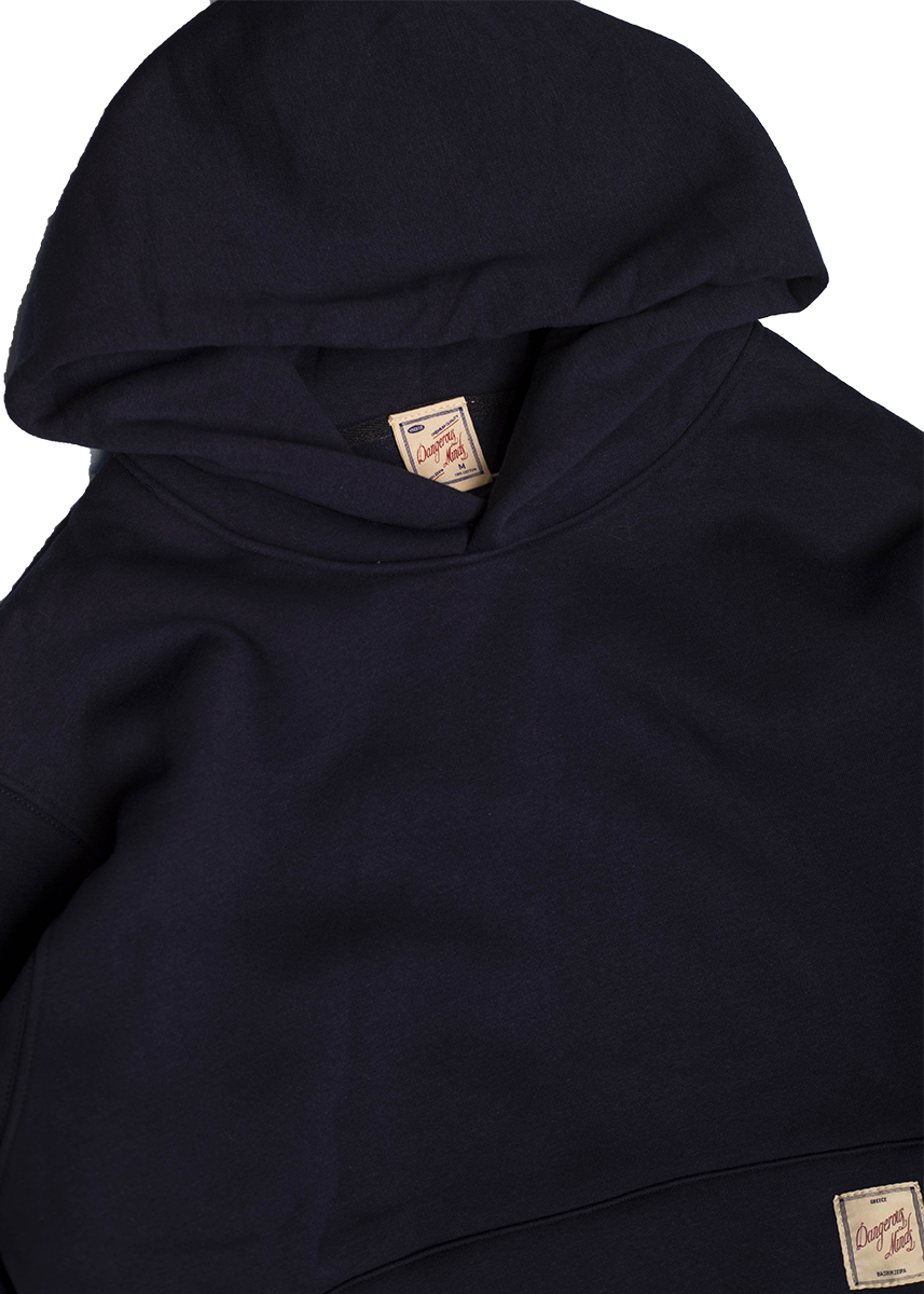 Dangerous Minds Basic Line blue hoodie
