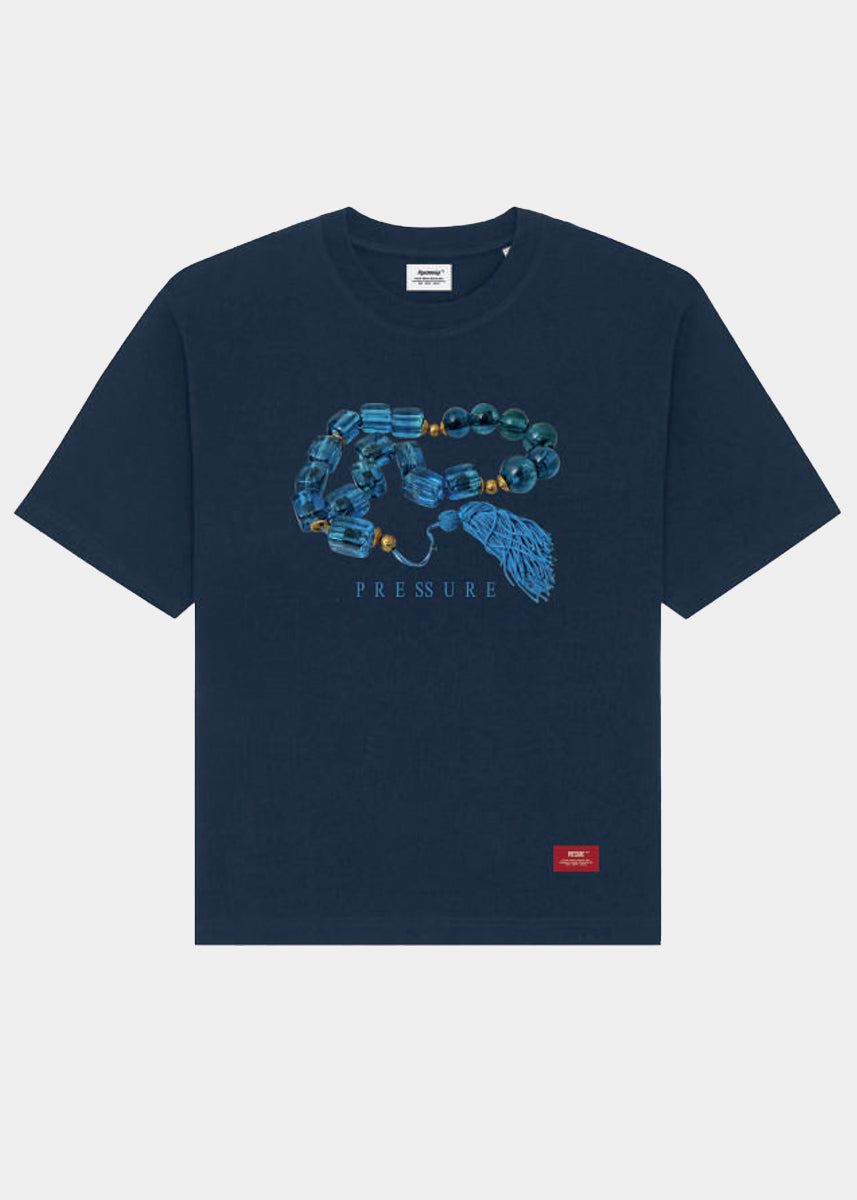 Pressure Kompoloi navy blue tee