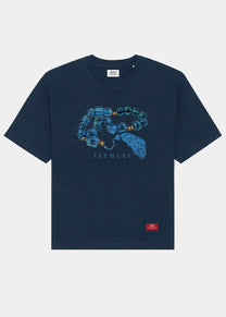 Pressure Kompoloi navy blue tee