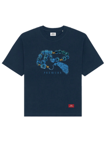Pressure Kompoloi navy blue tee
