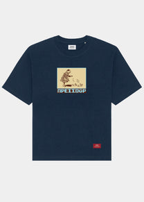 Pressure Feeding Birds blue tee