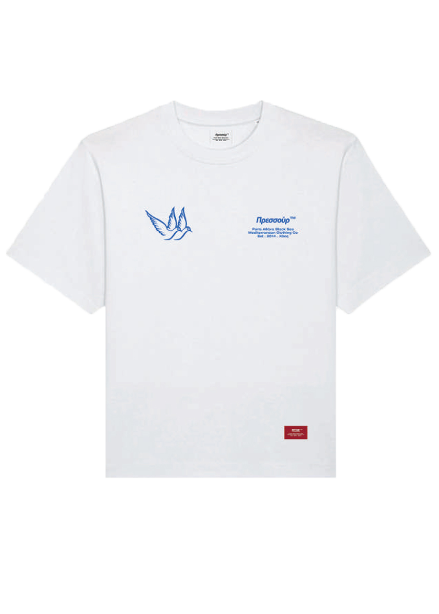 Pressure United white tee
