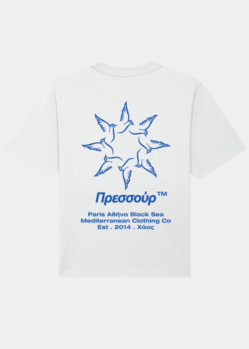 Pressure United white tee