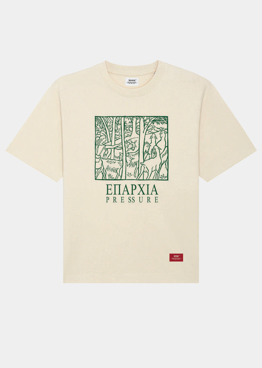 Pressure Eparxia natural raw tshirt