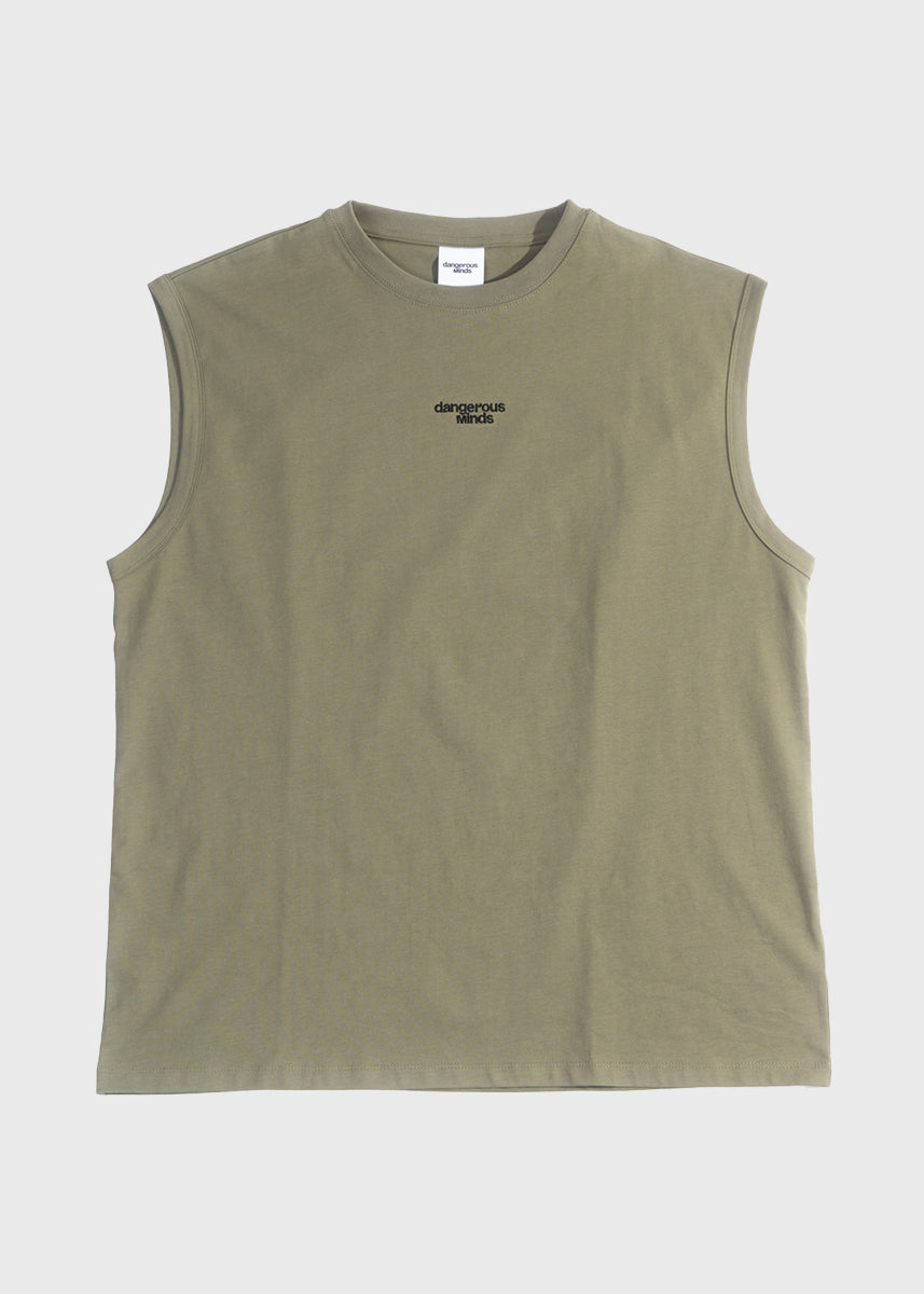 Dangerous Minds sleeveless olive tee