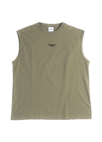 Dangerous Minds olive sleeveless tee