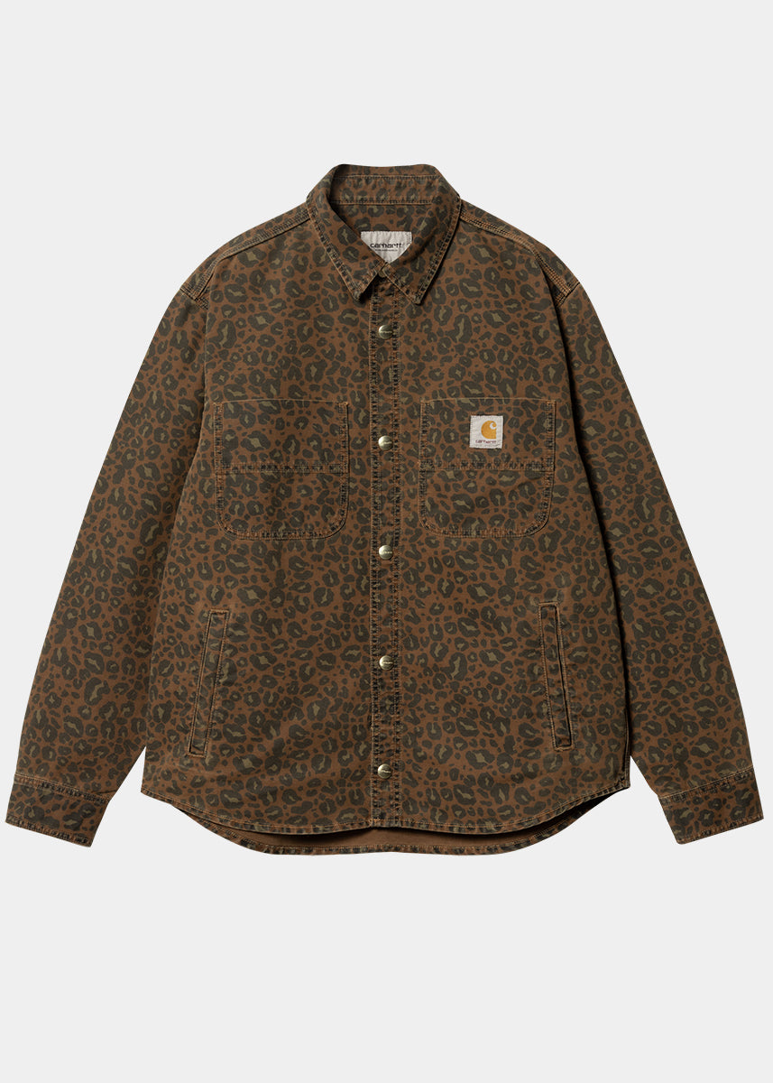Carhartt Wip I033767 conro shirt jac camo tamarind
