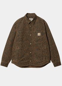 Carhartt Wip I033767 conro shirt jac camo tamarind