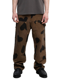 Dangerous Minds 805 Heart Double Knee brown pants