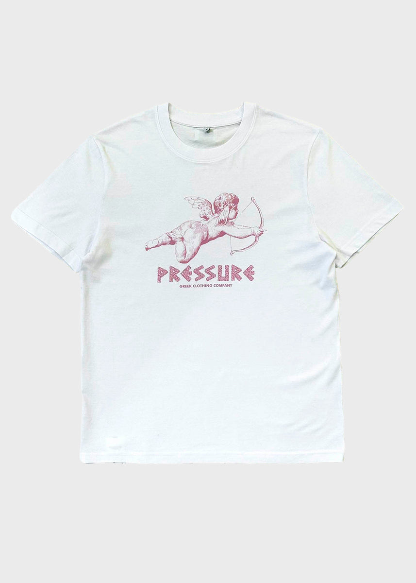 Pressure Angelos white pink tshirt