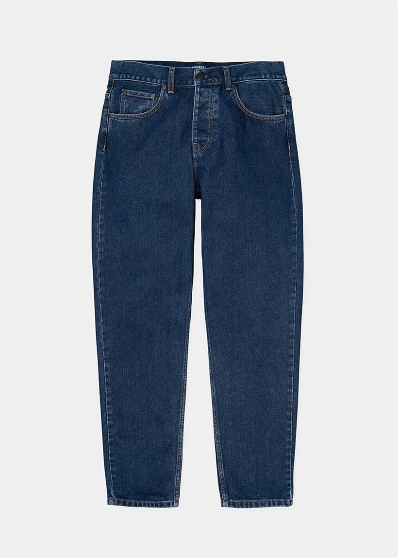 Carhartt WIP I029208 Newel cotton blue stone washed pants