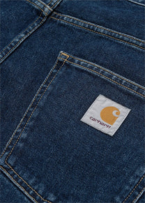 Carhartt WIP I029208 Newel cotton blue stone washed pants