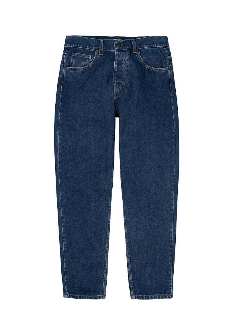 Carhartt WIP I029208 Newel cotton blue stone washed pants
