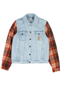 Karl Kani KM213-025 KK Retro Patch light blue denim jacket
