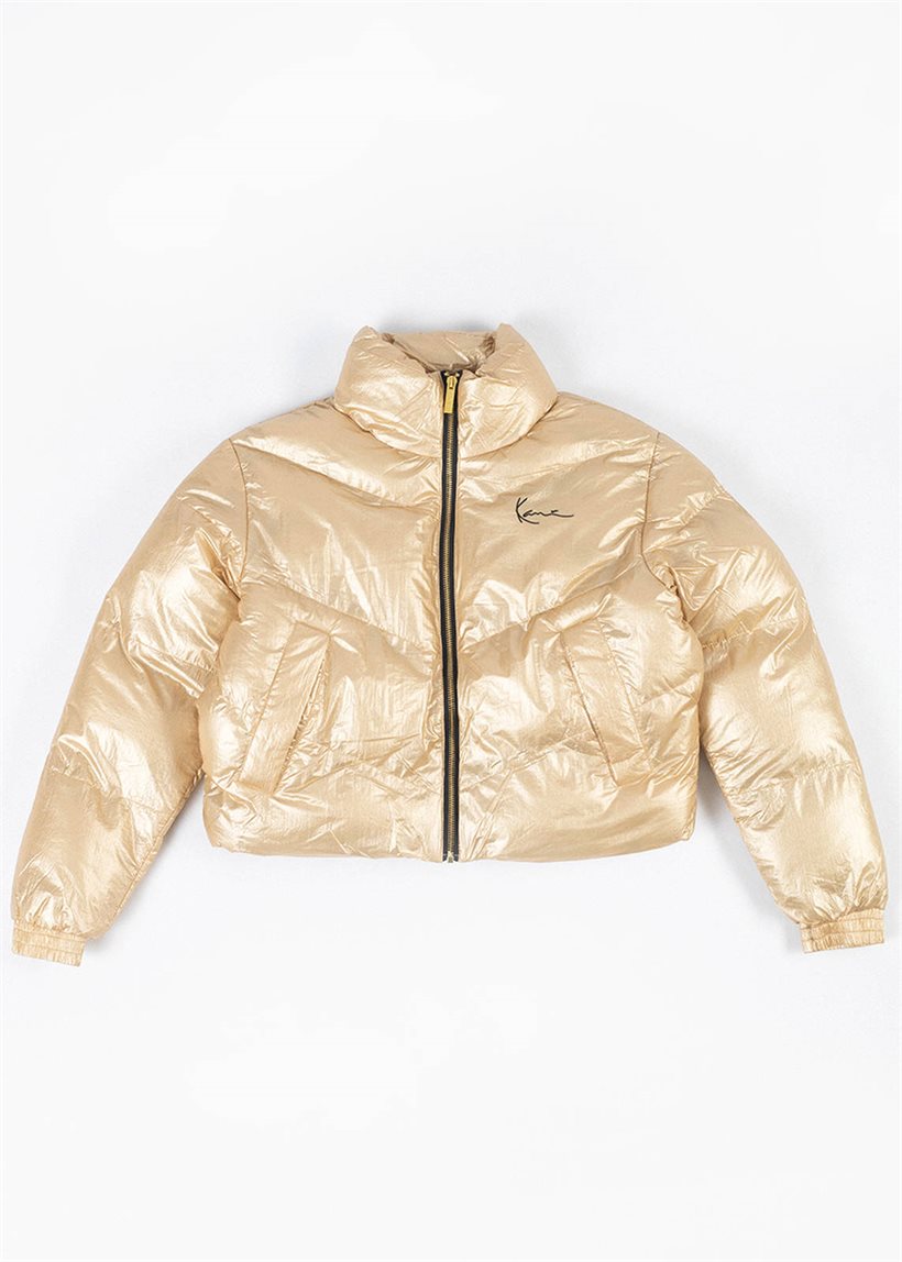 KARL KANI KW213-008 KK Chest signature puffer gold