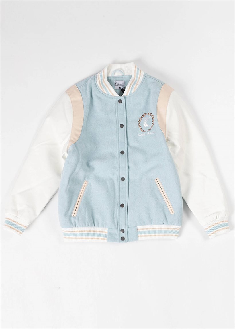 KARL KANI KW223-069 KK Retro emblem college jacket blue