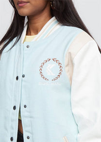 Karl Kani KW223-069 KK Retro Emblem blue college jacket