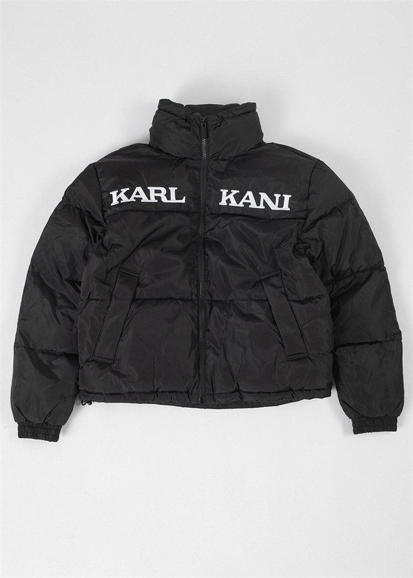 KARL KANI KW-JK012-001 Retro essential puffer jacket black