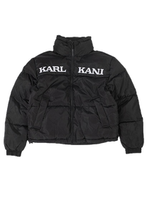 Karl Kani KW-JK012-001 Retro Essential black puffer jacket