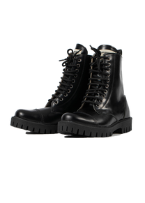 Dangerous Minds 895 black leather high boots