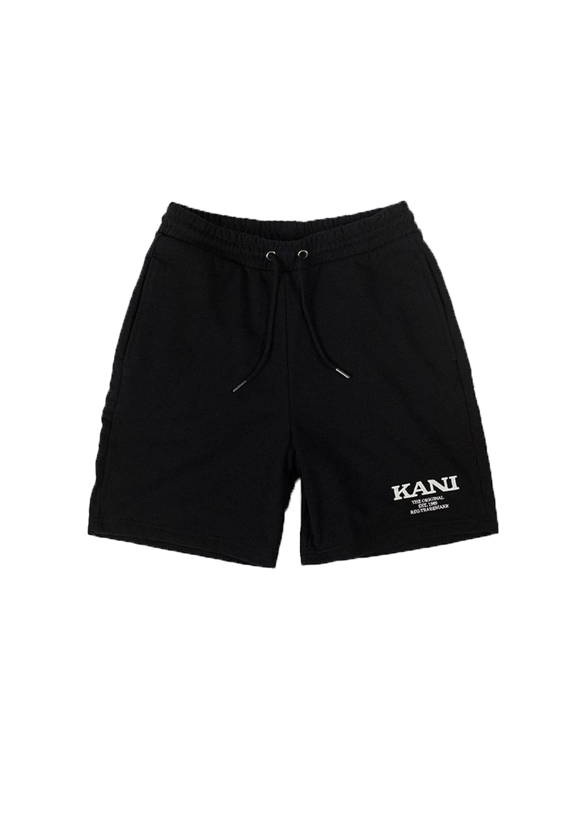 Karl Kani KM213-004 KK Retro black sweat shorts
