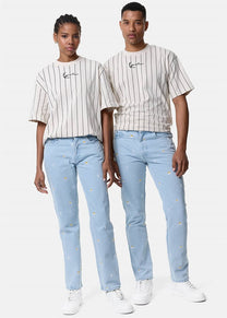 Karl Kani KU231-066 Small Signature Daisy straight five pocket jeans
