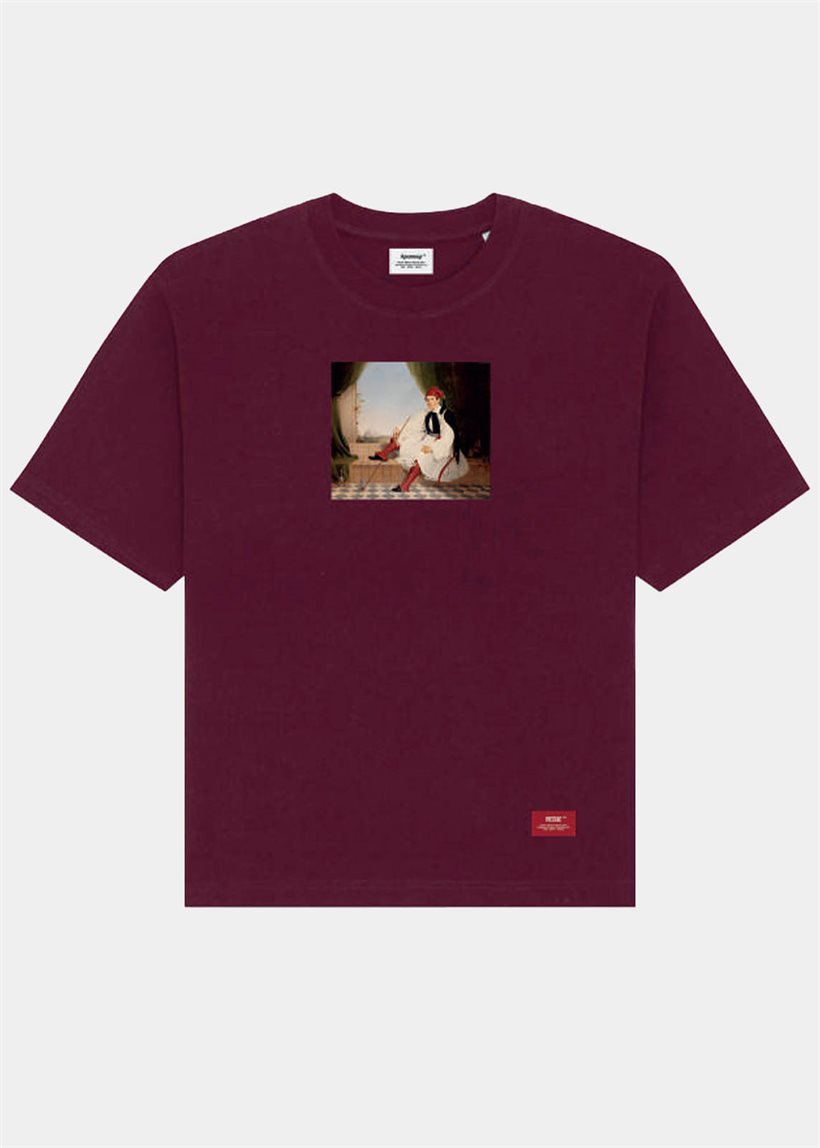 Pressure Evzone burgundy tee