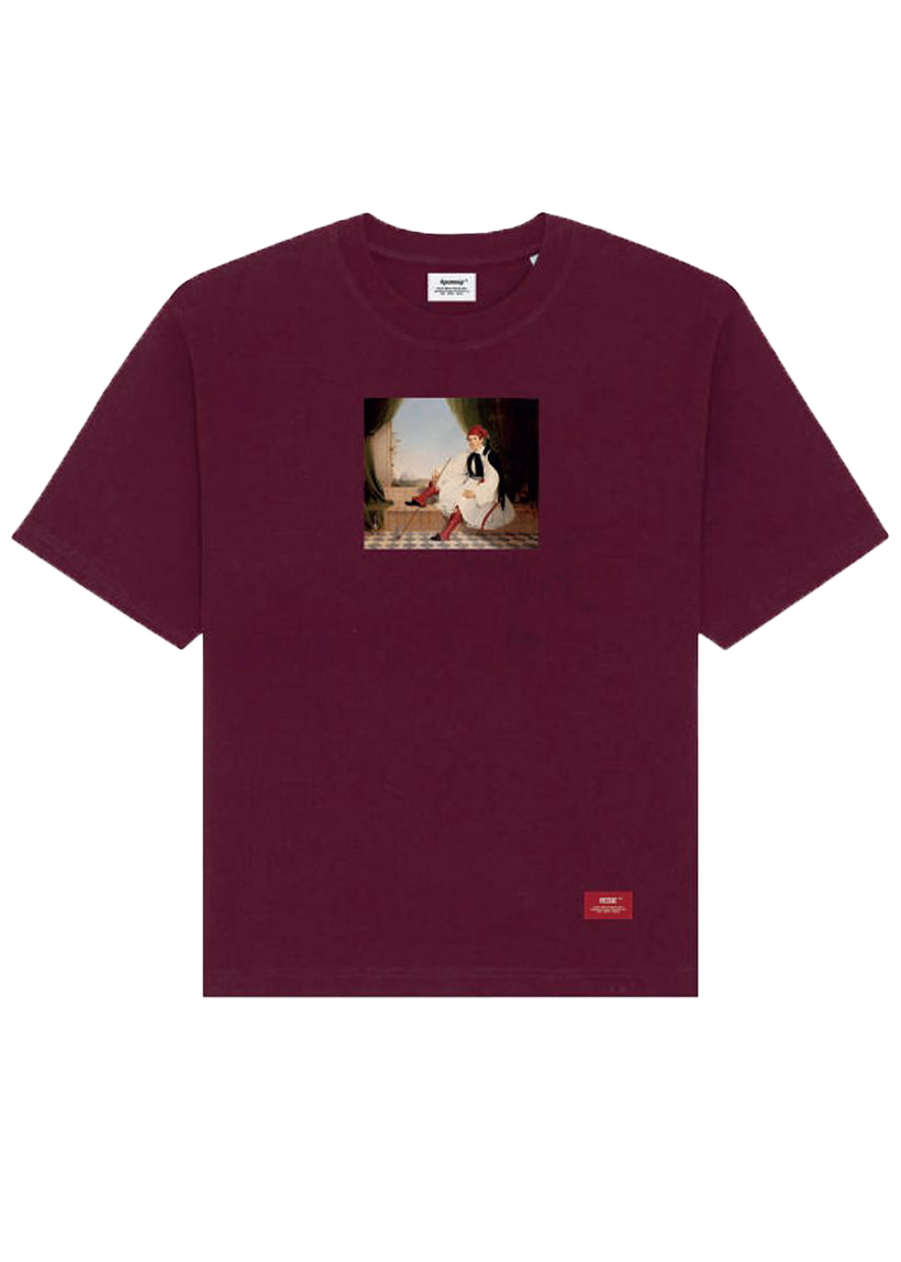 Pressure Evzone burgundy tee