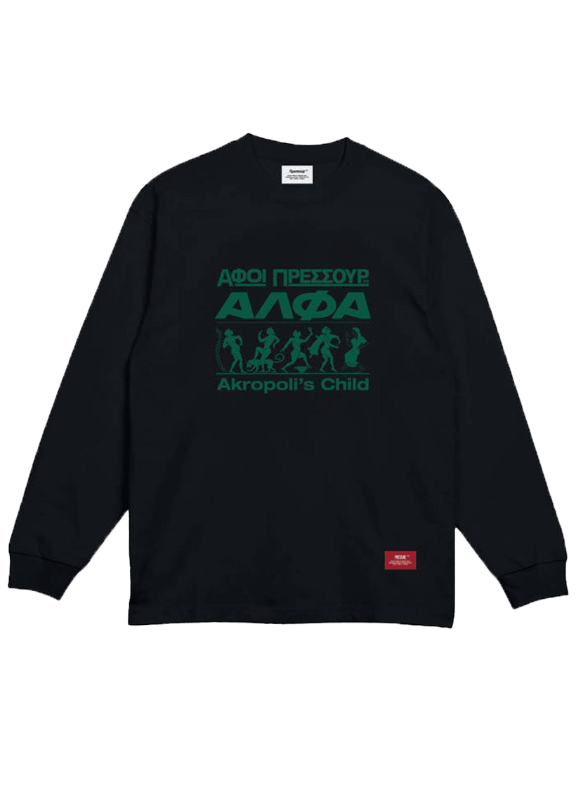 Pressure Akropolis Child black longsleeve