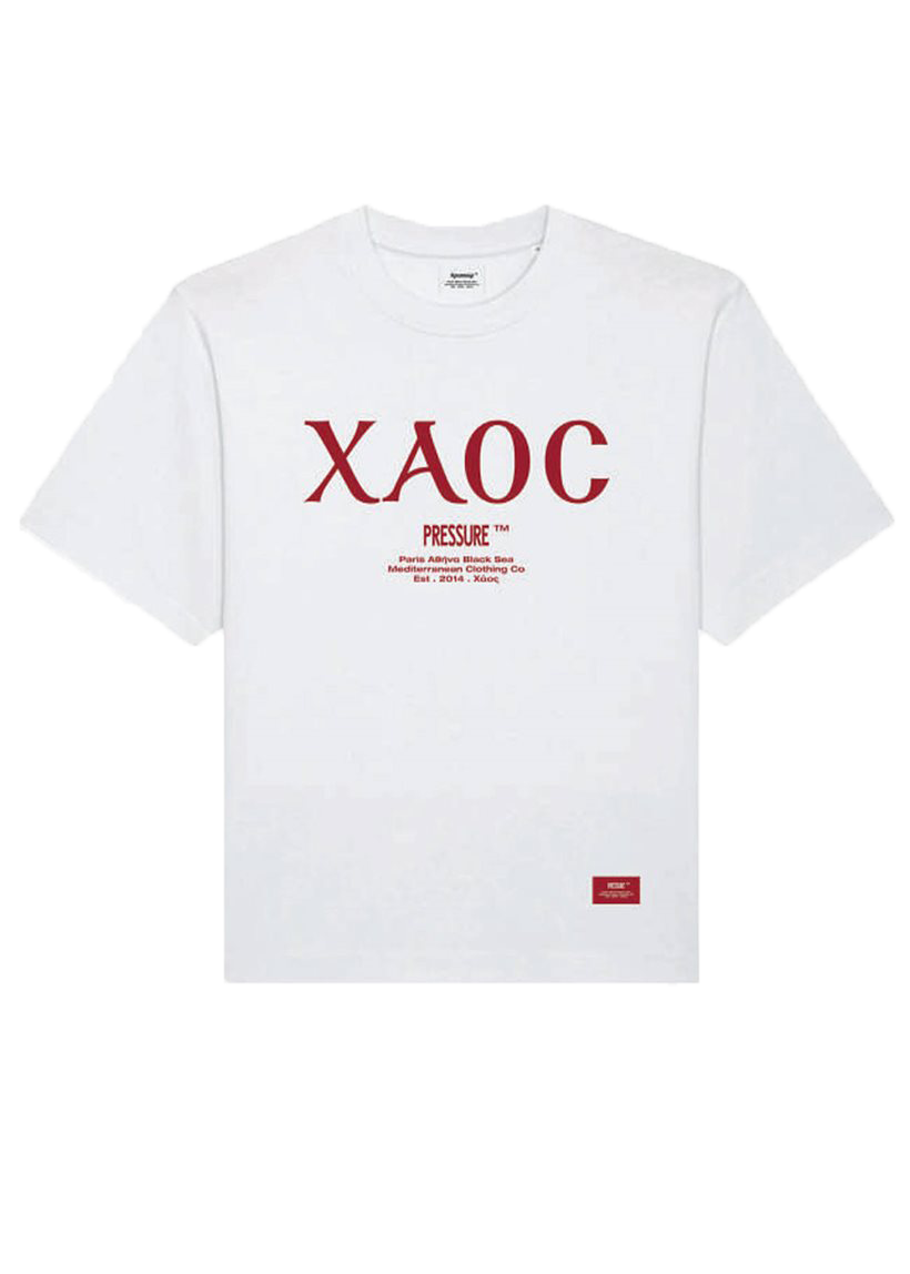 Pressure Xaos white tee