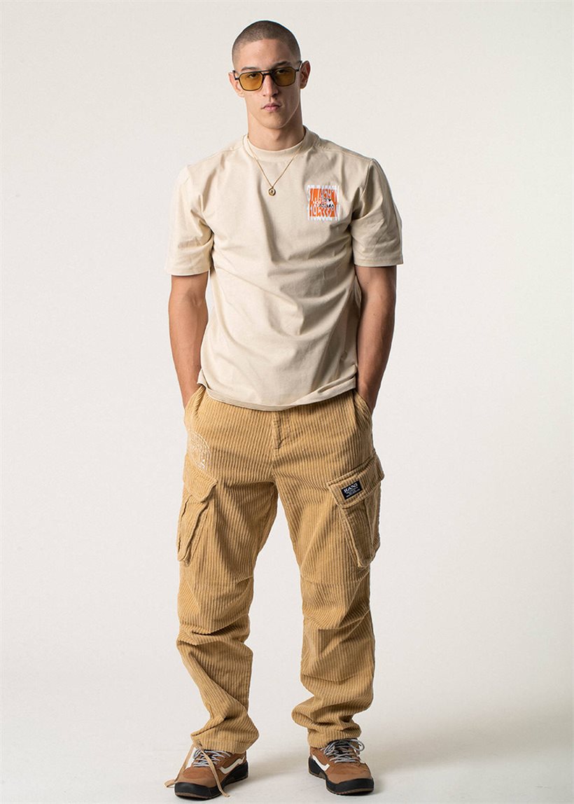 Karl Kani KU233-005 KK Retro Corduroy sand cargo pants
