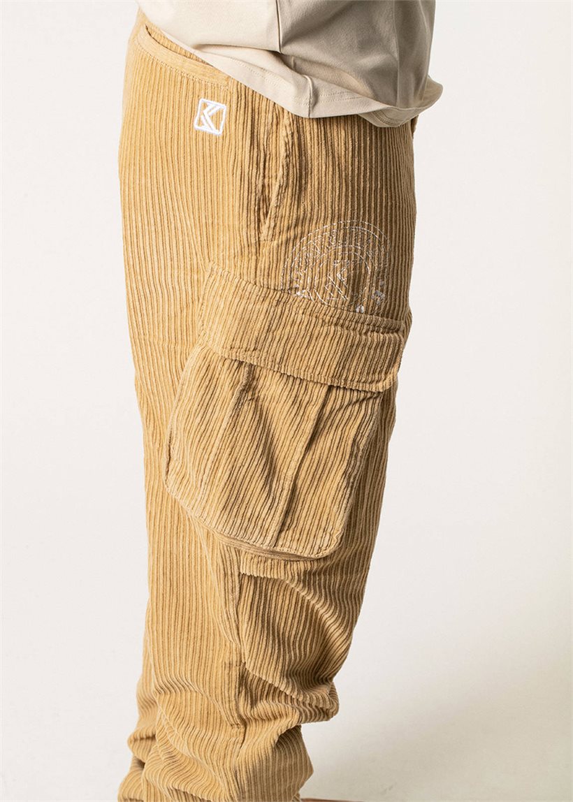 Karl Kani KU233-005 KK Retro Corduroy sand cargo pants