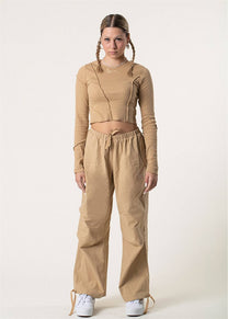 Karl Kani KW233-037 KK Small Signature beige rib LS