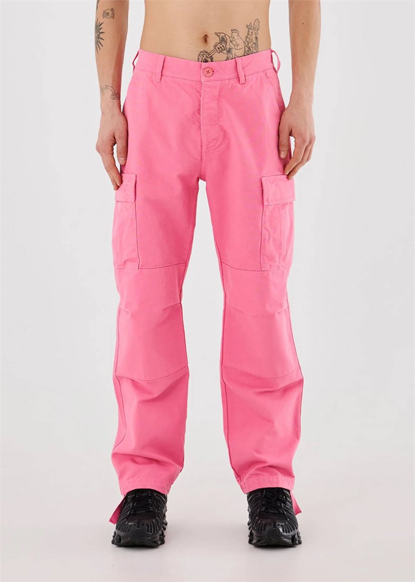 Iuter pink canvas cargo