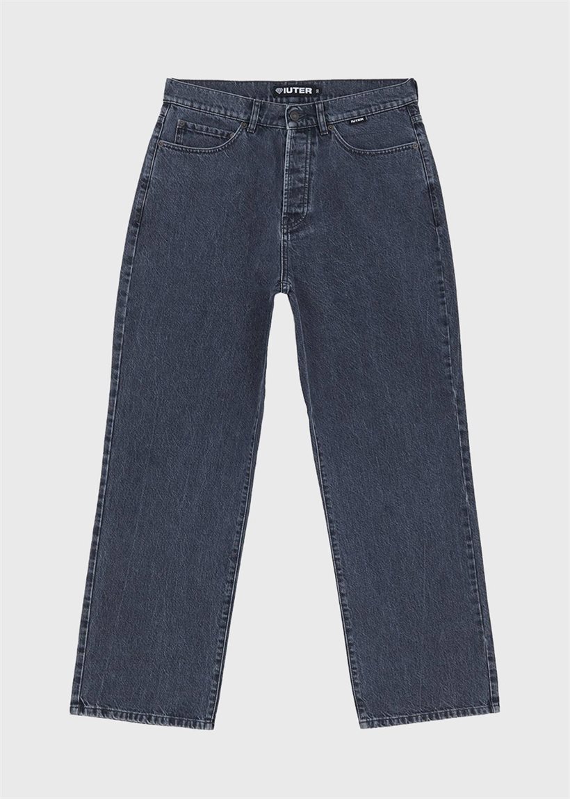 IUTER Loose denim dark grey