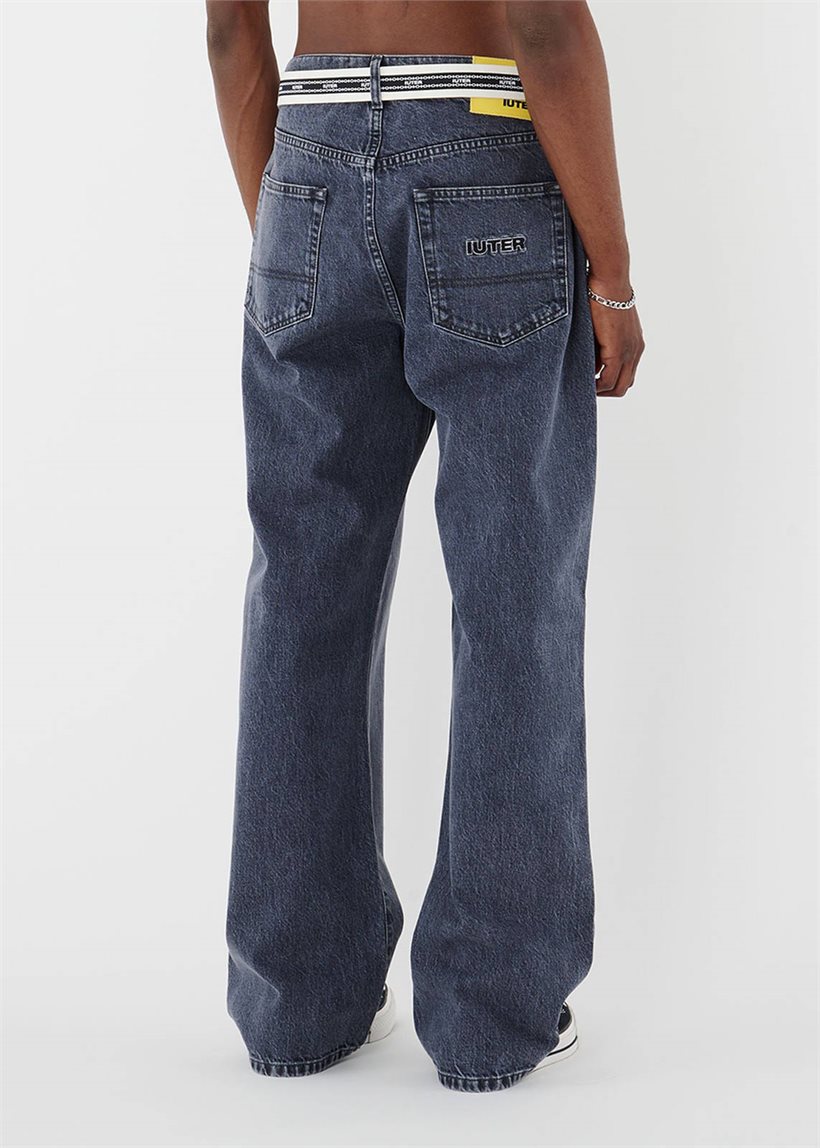 IUTER Loose denim dark grey