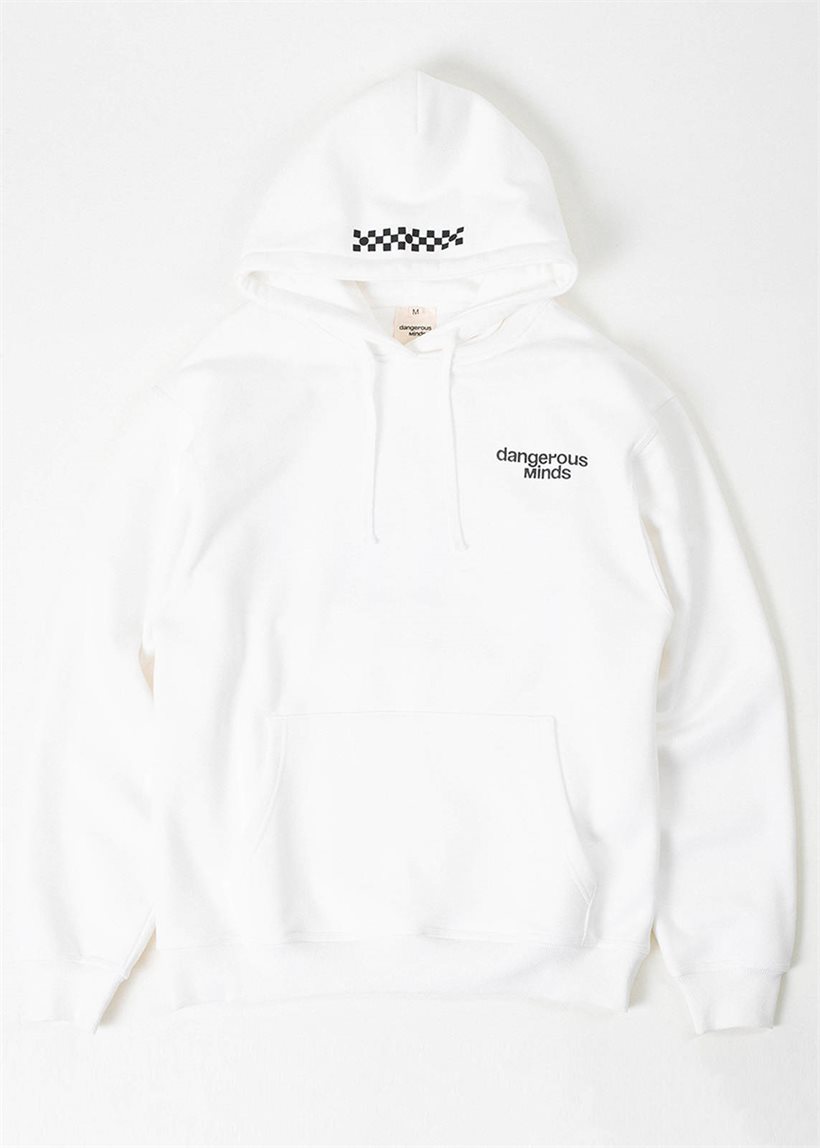 DANGEROUS MINDS 602 Big dare white hoodie