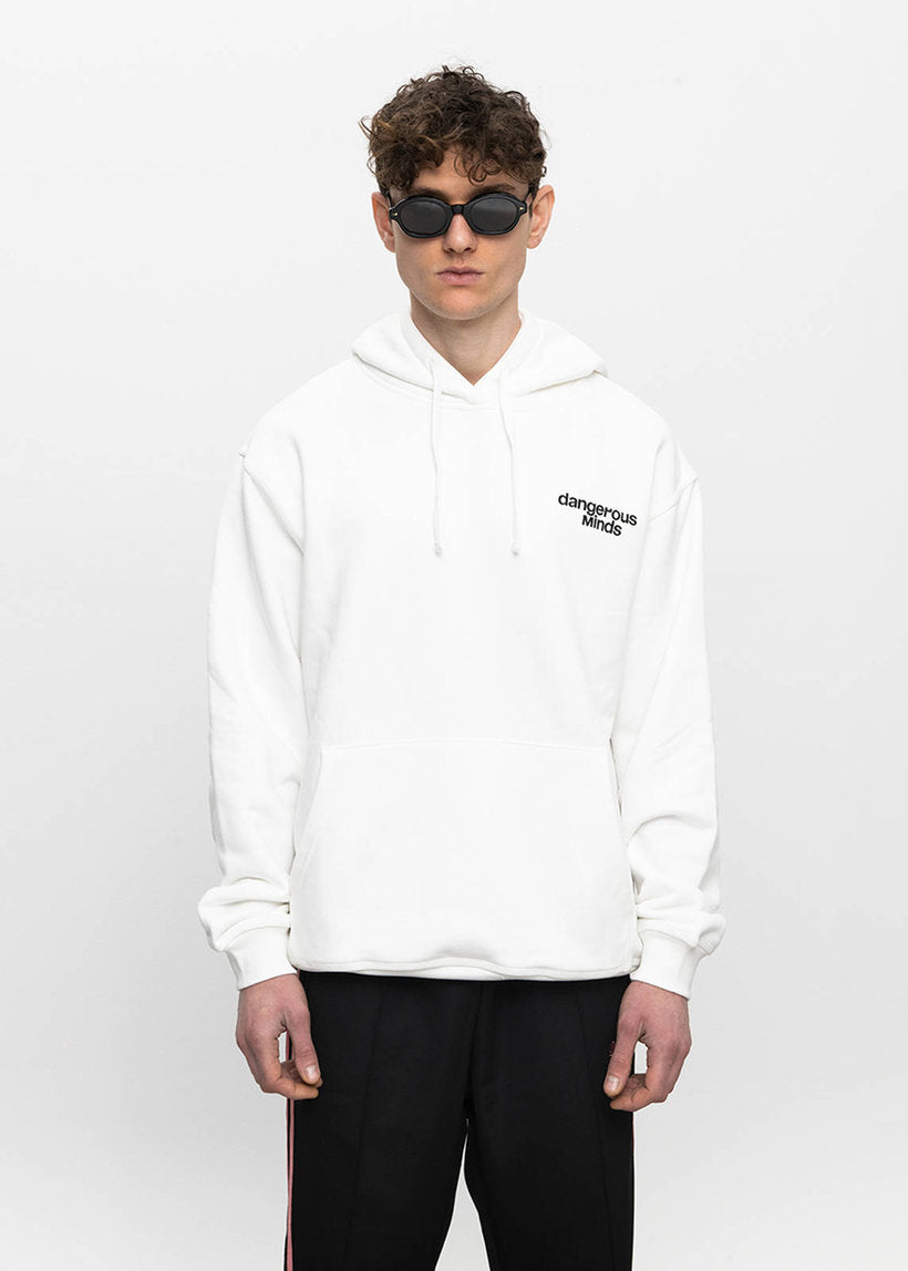 DANGEROUS MINDS 602 Big dare white hoodie
