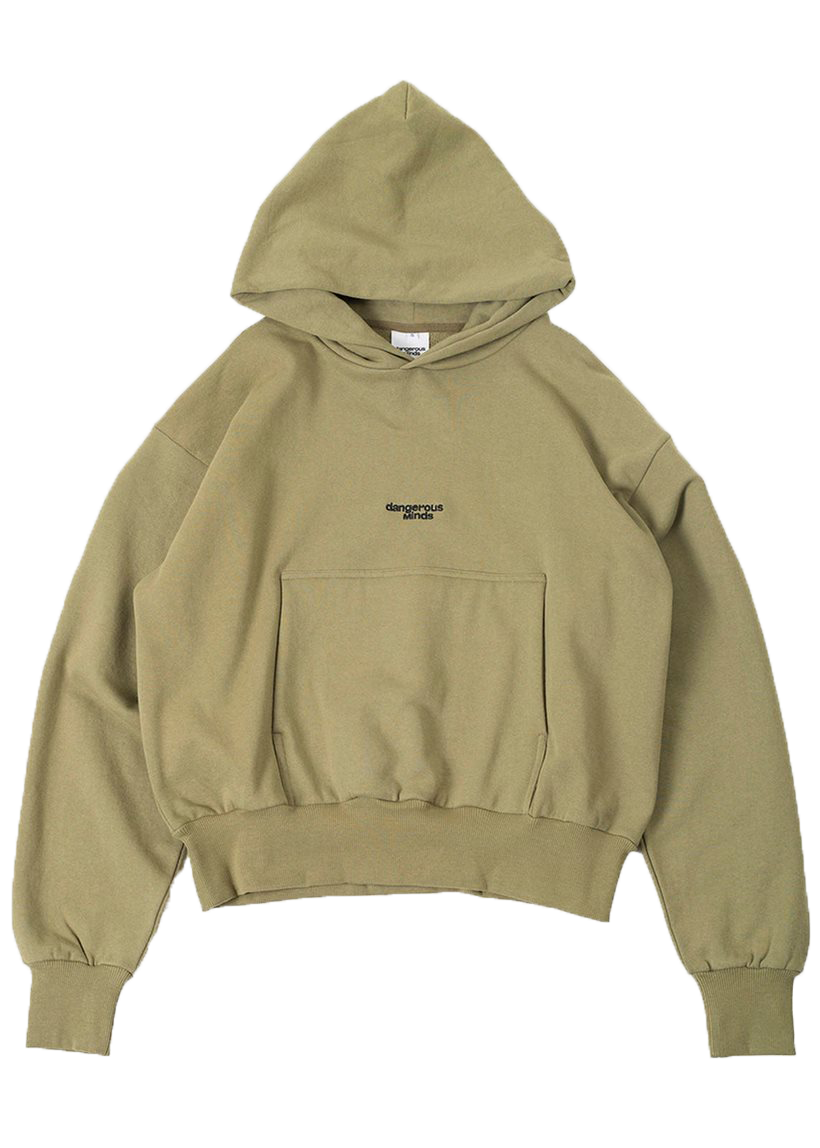 Dangerous Minds military olive oversized hoodie