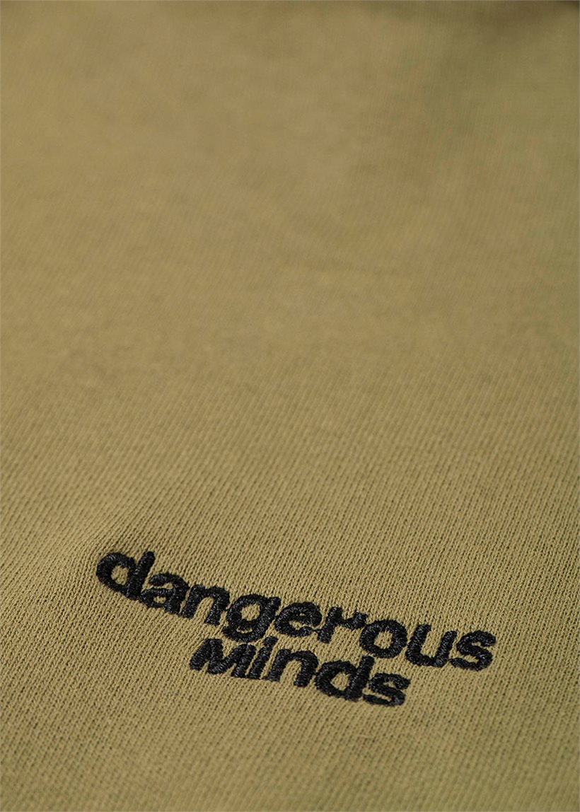 Dangerous Minds military olive oversized hoodie